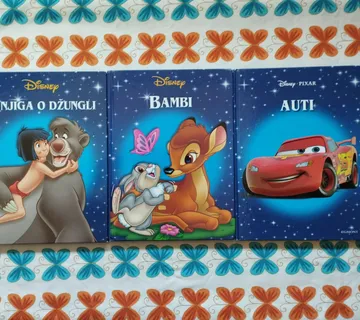 Disneyjevi klasici - Knjiga o džungli, Bambi, Auti - cover