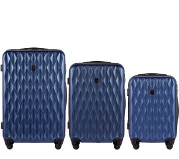 WINGS TD190-3 KPL set 3 kofera (L, M, S) plava - cover