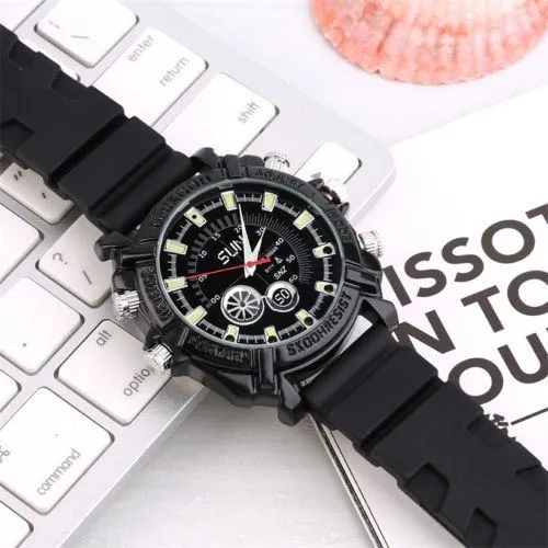 1080P kamera u muškom satu + noćno snimanje + 8 GB memorije - cover