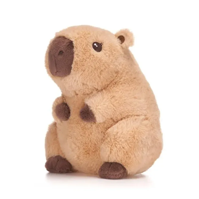 Capybara ‘Sitting’ plišana igračka 22cm, svijetlo smeđa - cover
