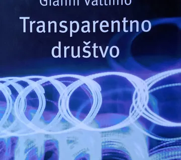 TRANSPARENTNO DRUŠTVO Gianni Vattimo - cover