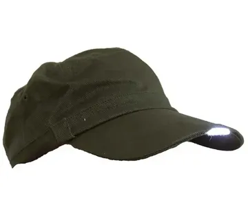 Kapa sa led lampom - zelena - cover