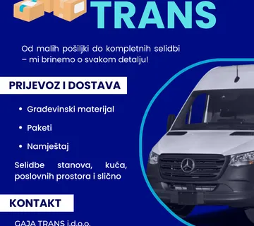 Usluga prijevoza,dostave i selidbe - cover