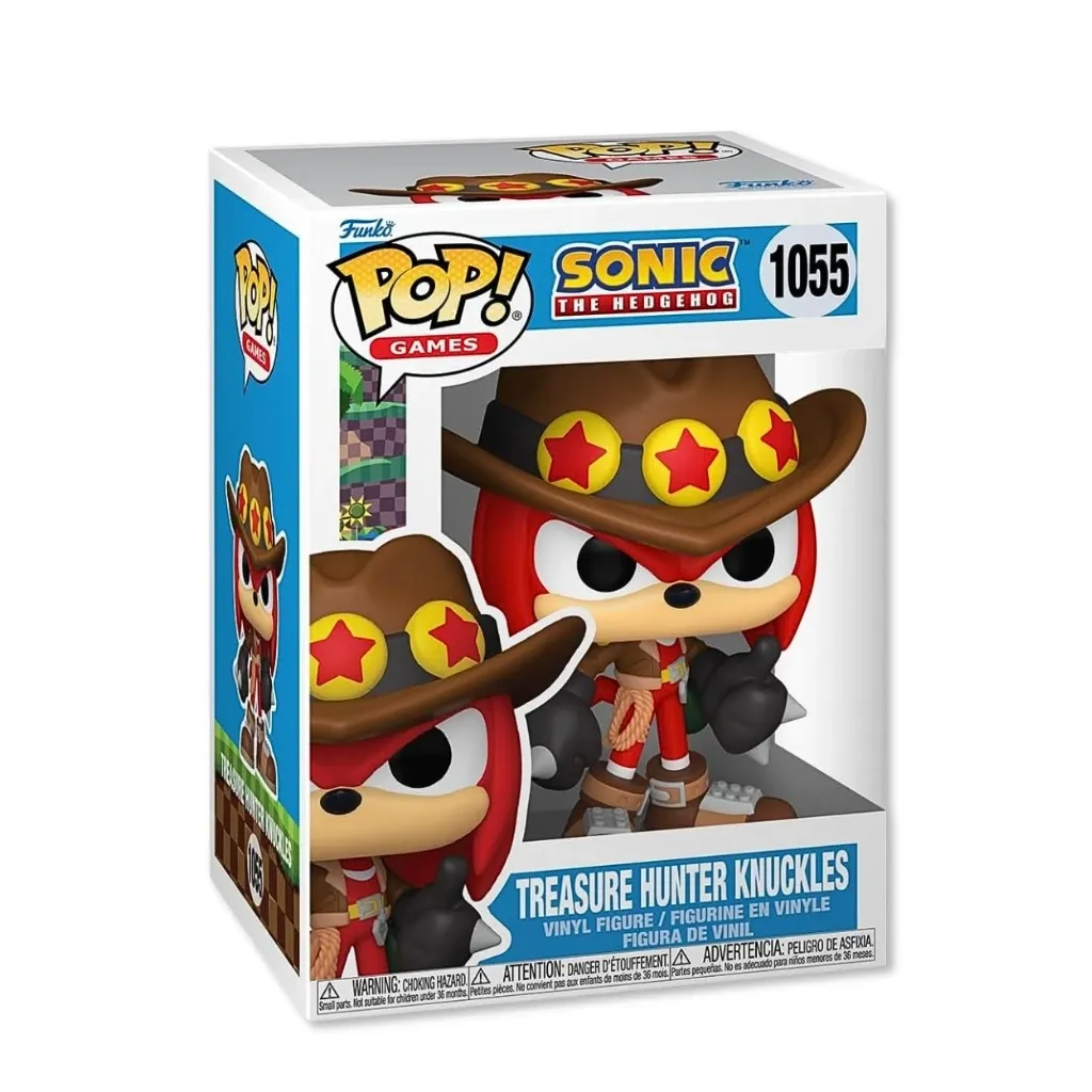 Funko Pop! Games: Sonic – Treasure Hunter Knuckles #1055 - cover