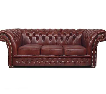 Chesterfield Trosjed Winfield Basic Luxe Leather | 3-sjedišta - cover