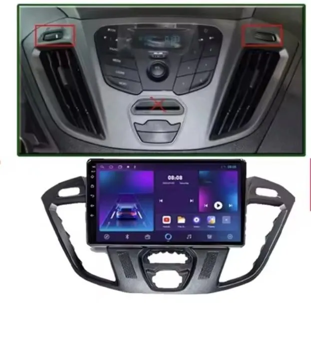 FORD TRANSIT CUSTOM original multimedija android CARPLAY 2DIN RADIO - cover