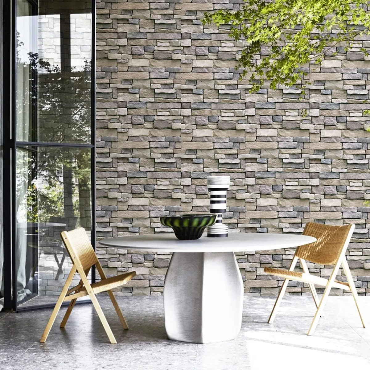 Samoljepljiva 3D Tapeta - Efekt prirodnog kamena - cover