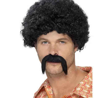 Set perika i brkovi Disko kralj 70-ih - cover