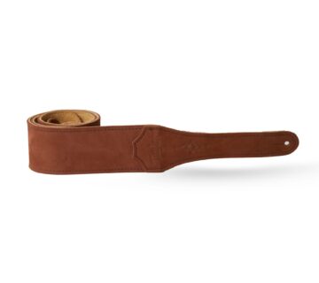 TAYLOR SANDED SUEDE STRAP MED BROWN 2.5&quot; - cover