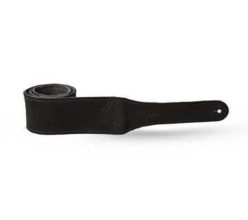 TAYLOR EMBROIDERED SUEDE STRAP BLACK 2.5&quot; - cover