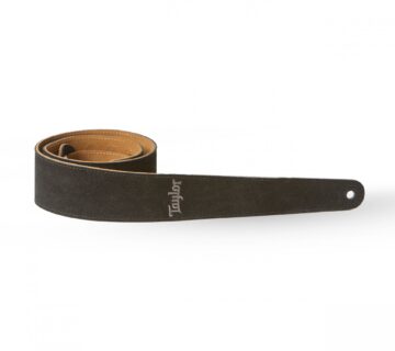 TAYLOR BLACK SUEDE LOGO STRAP - cover