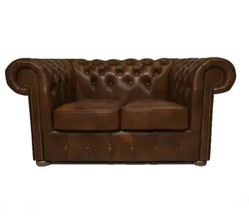 Chesterfield Dvosjed Class Leather | 2-sjedišta | Cloudy Brown Light - cover