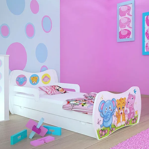 Drveni dječji krevet Dream s ladicom – 140*70 - cover