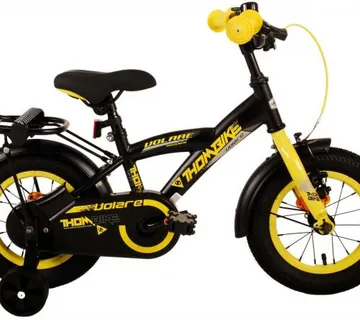 Volare dječji bicikl Thombike 12" crno-žuti - cover