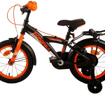 Dječji bicikl s dvije ručne kočnice Volare Thombike 14" crno-narančasti - cover
