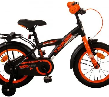 Volare dječji bicikl Thombike 14" crno-narančasti - cover