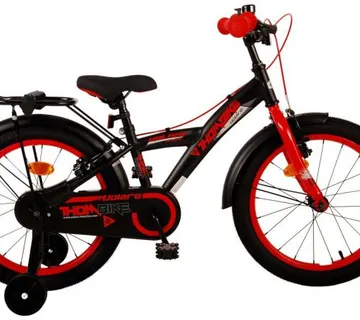 Volare dječji bicikl Thombike 18" crno crveni s dvije ručne kočnice - cover