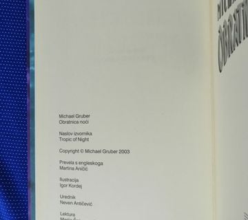 Michael Gruber – Obratnica noći - cover