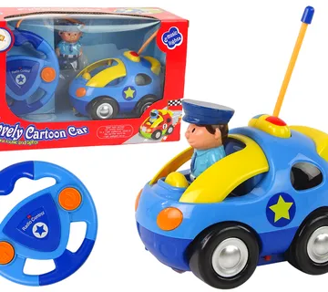 Remote control car for toddlers  Police + Policeman + Remote Control - cover