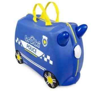 Trunki putni kofer na kotačima policijski auto - cover