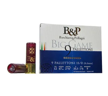B&P 12/70 lovna patrona BIG GAME 8.6mm cal.12 - cover