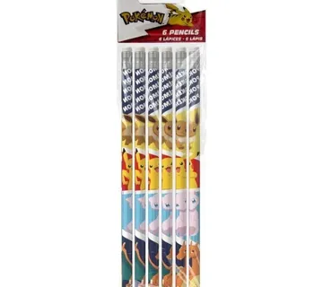 Pokemon olovke set 6kom - cover