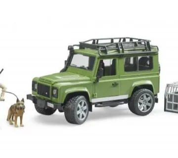 Bruder karavan Land Rover Vagon sa šumarom i psom - cover