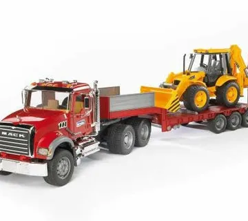 Bruder kamion Mack Granite + JCB 4CX - cover