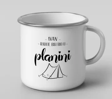 Metalni lončić – Radije bih bio/bila u planini - cover