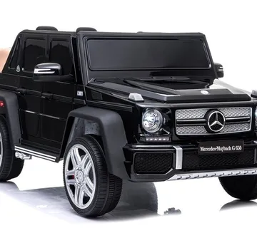 Licencirani auto na akumulator Maybach Mercedes A100 - crni/lakirani - cover