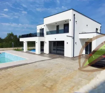 Istra Labin prekrasna vila s bazenom novogradnja - cover