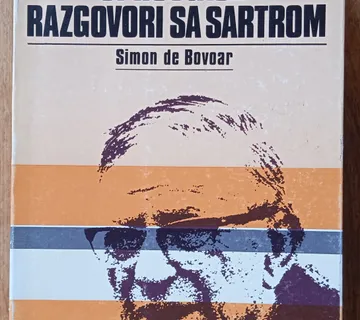CEREMONIJA OPROŠTAJA RAZGOVORI SA SARTROM Simon de Bovoar - cover