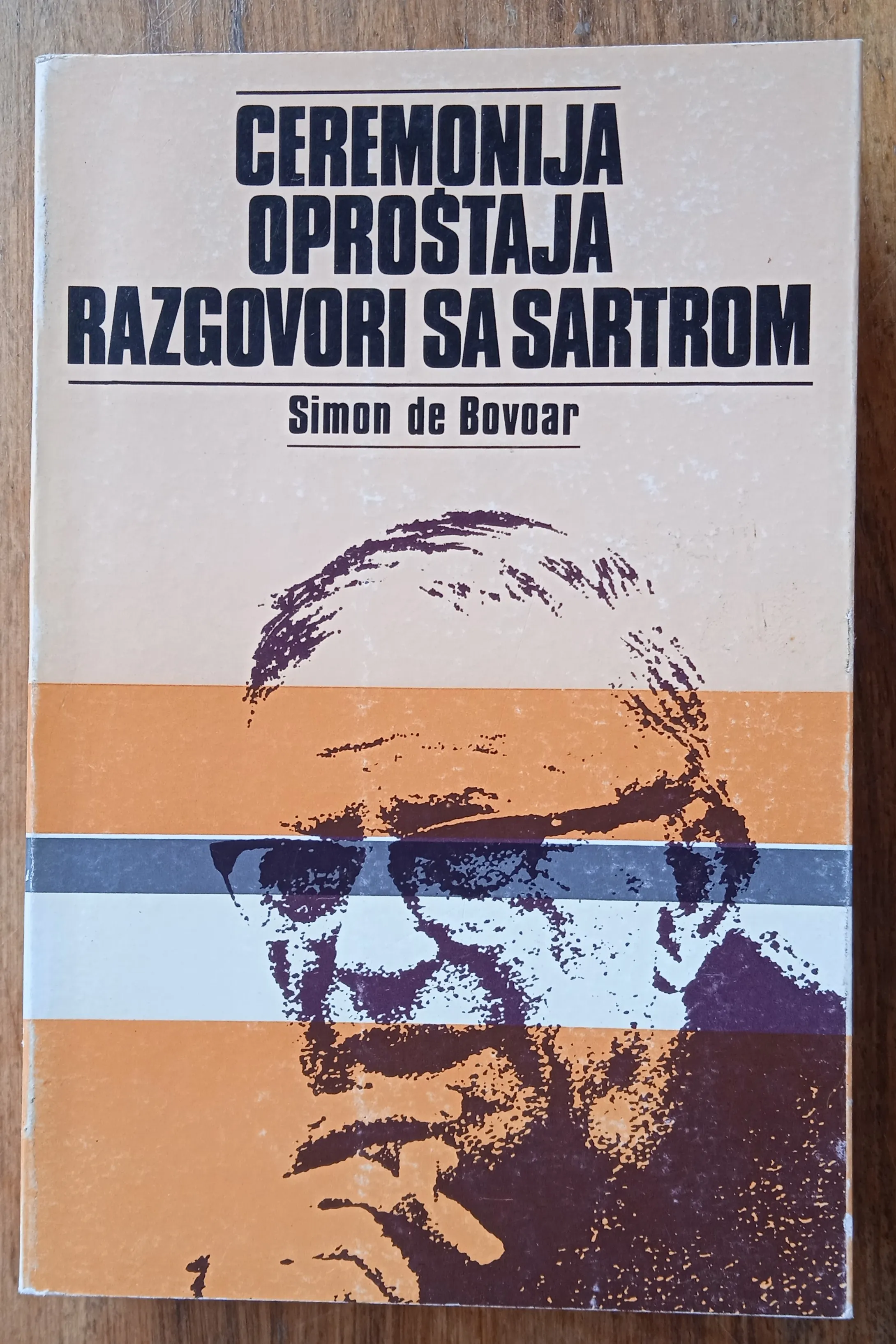 CEREMONIJA OPROŠTAJA RAZGOVORI SA SARTROM Simon de Bovoar - cover