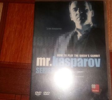 Garry Kasparov-Kako igrati damin gambit (šahovski dvd) - cover