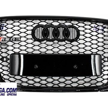 MASKA ZA AUDI Q3 - RSQ3 DIZAJN - CRNA/KROM - SPORTSKI IZGLED - cover