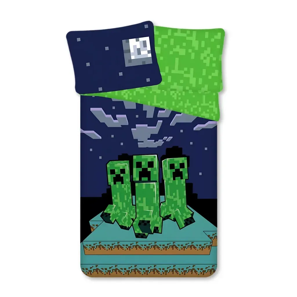 Minecraft ‘Sssleep Tight’ dječja posteljina, 140×200 cm - cover