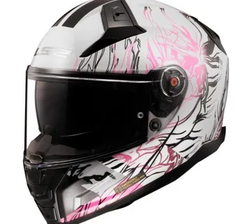 KACIGA LS2 FF811 VECTOR II DARFLO BIJELO-RUŽIČASTA - cover