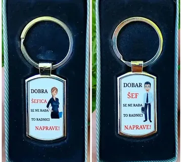 Personalizirani privjesak za šefa ili šeficu - cover