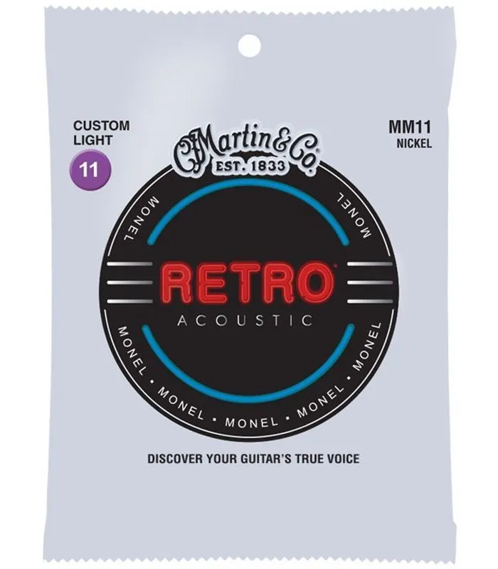 MARTIN MM11 RETRO 11-52 ŽICE ZA AKUSTIČNU GITARU - cover