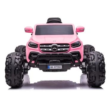 Licencirani auto na akumulator  Mercedes DK-MT950 4x4 - svijetlo rozi - cover