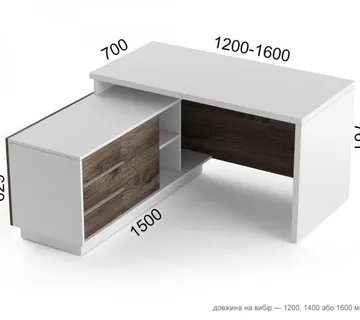 Radni stol uredski kutni - cover