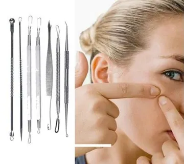 8-dijelni Kozmetički pribor za istiskivanje akni i mitesera - cover