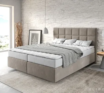 Box spring krevet Dream-Fine s madracem i nadmadracem - cover