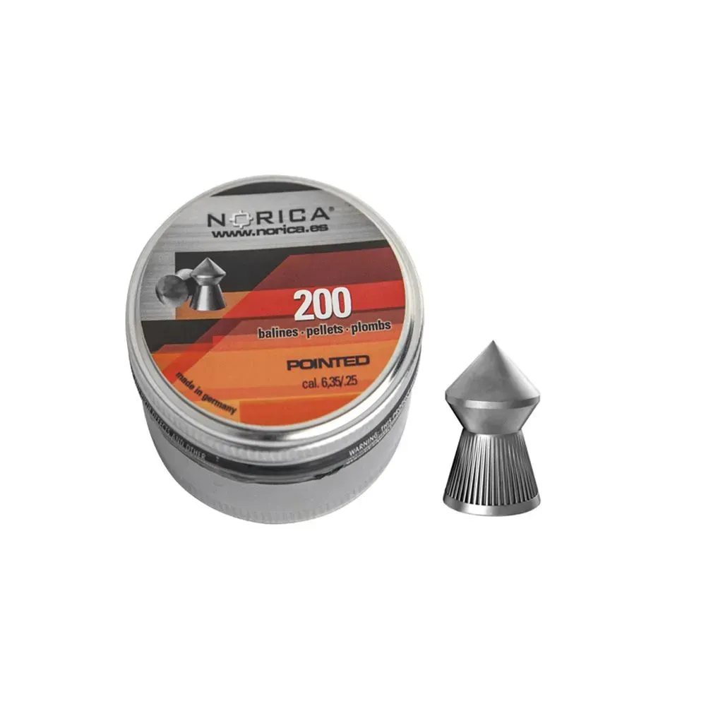 Diabole Norica POINTED 6,35mm 200 kom - cover
