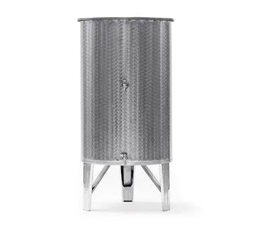 Posuda za vino od nehrđajućeg čelika AISI304 (1.4301) 500 l -2 Ventila - cover