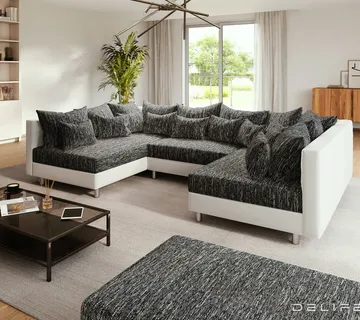 Kutna garnitura Clovis 300x185cm, Materijal: Strukturirana tkanina - cover