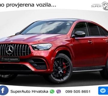 Mercedes GLE Coupe 63 S AMG 4M Aut. 612 KS, ZRAČNI+ACC+360+4xGR SJED+L - cover