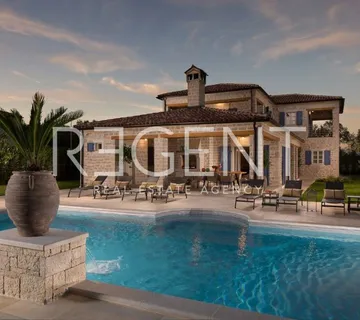 Istra, Poreč - Atraktivna kamena vila s teniskim terenom i bazenom - cover