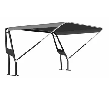 Rollbar Wave black L190/H130/W 200 cm - cover