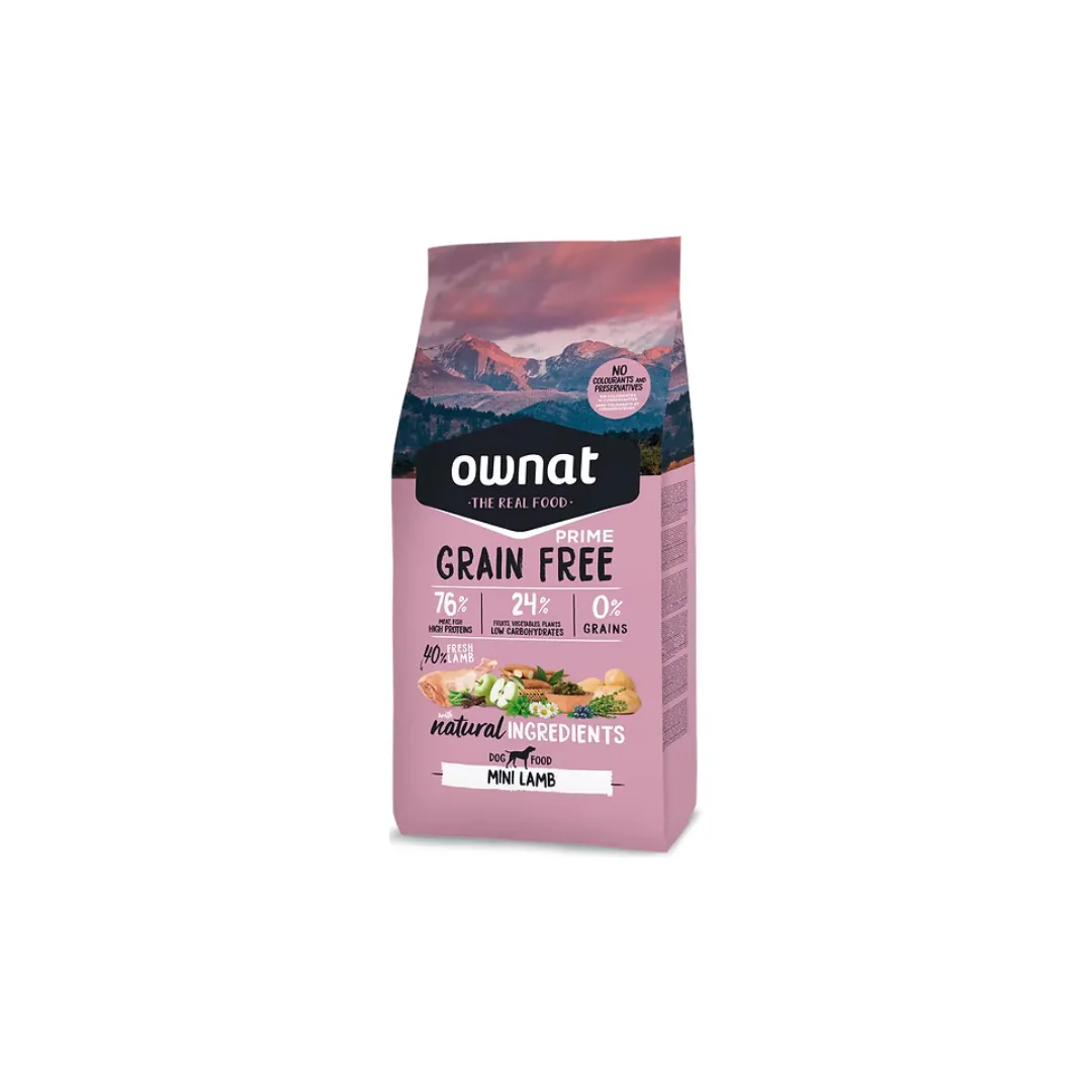 Ownati lamb grain free 3kg - cover